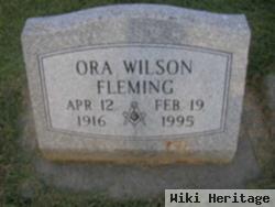 Ora Wilson Fleming