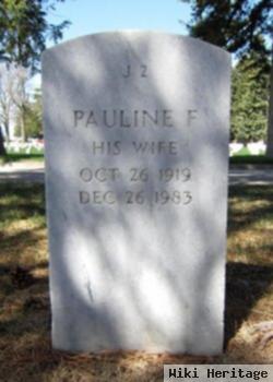 Pauline F Metcalf