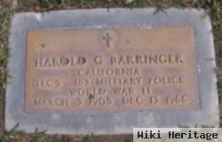 Harold G. Barringer