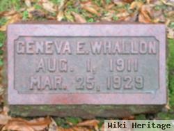 Geneva E Whallon