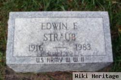 Edwin F Straub