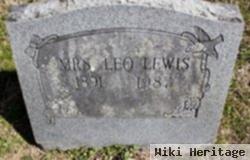 Mrs Leo Lewis