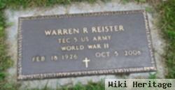 Warren R Reister