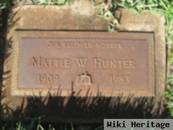 Mattie W Hunter