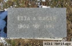 Etta A. Wager