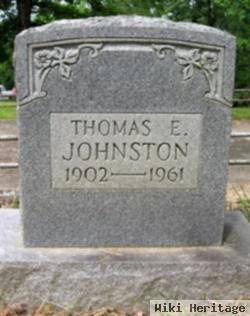 Thomas E Johnston