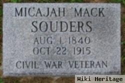 Macajah "mack" Souders