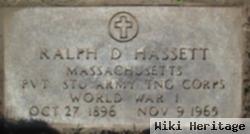 Pvt Ralph Daniel Hassett