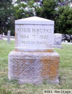 Rosie H Burks