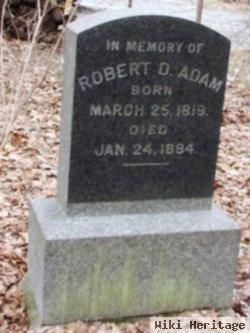 Robert D Adam