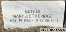 Mary Jane Hudgins Etheridge