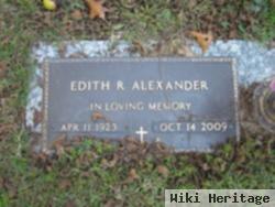 Edith R. Alexander