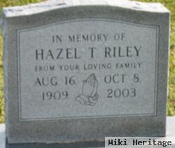 Hazel T Riley