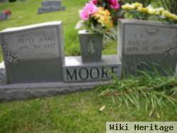 J B "bud" Moore