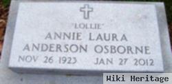 Annie Laura "lollie" Anderson Osborne