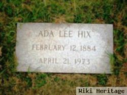 Ada Lee Mcgruder Hix