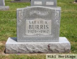 Sarah K. Cloyd Burris