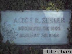 Alice R Sieber