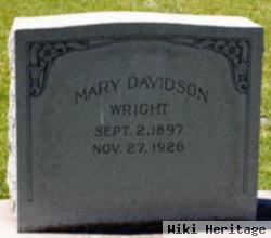 Mary Davidson Wright