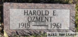 Harold Edward Ozment