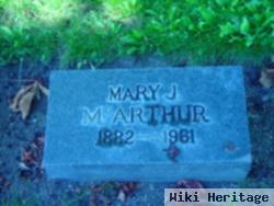 Mary J Mcarthur