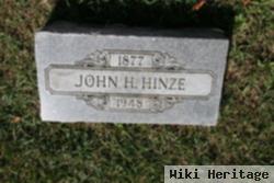 John Henry Hinze, Sr