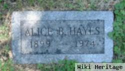 Alice B. Hayes