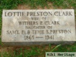 Lottie Preston Clark