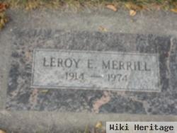 Leroy Elliott "roy" Merrill