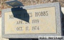 Minnie Elks Hobbs