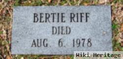 Bertie Riff