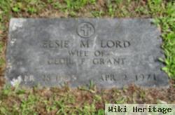 Elsie M. Lord Grant