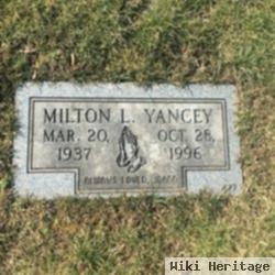 Milton L. "billy" Yancey