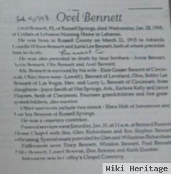 Ovel D. Bennett