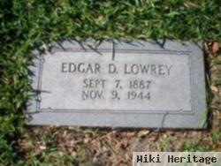 Edgar D. Lowrey