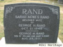 Sarah Agnes Rand