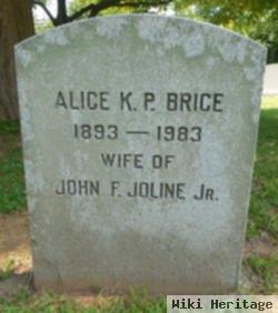 Alice Key Pendleton Brice Joline