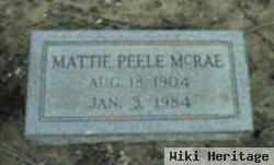 Mattie Peele Mcrae