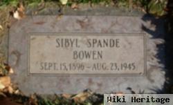 Sibyl Eleanor Spande Bowen