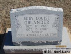 Ruby Louise Carter Oblander