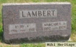 Margaret J Lambert