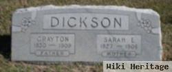 Sarah E. Dickson