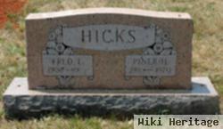 Piner A. Hicks Hicks