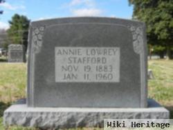 Anna Laura "annie" Lowrey Stafford