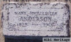 Mary Ann Mcallister Anderson