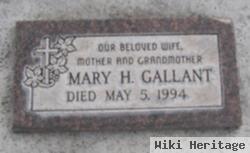 Mary H Gallant