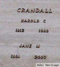 Harold C Crandall