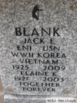 Jack Elmer Blank