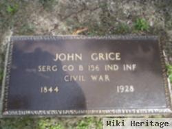Sgt John Grice