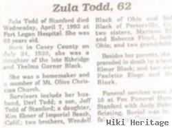 Zula Faith Black Todd